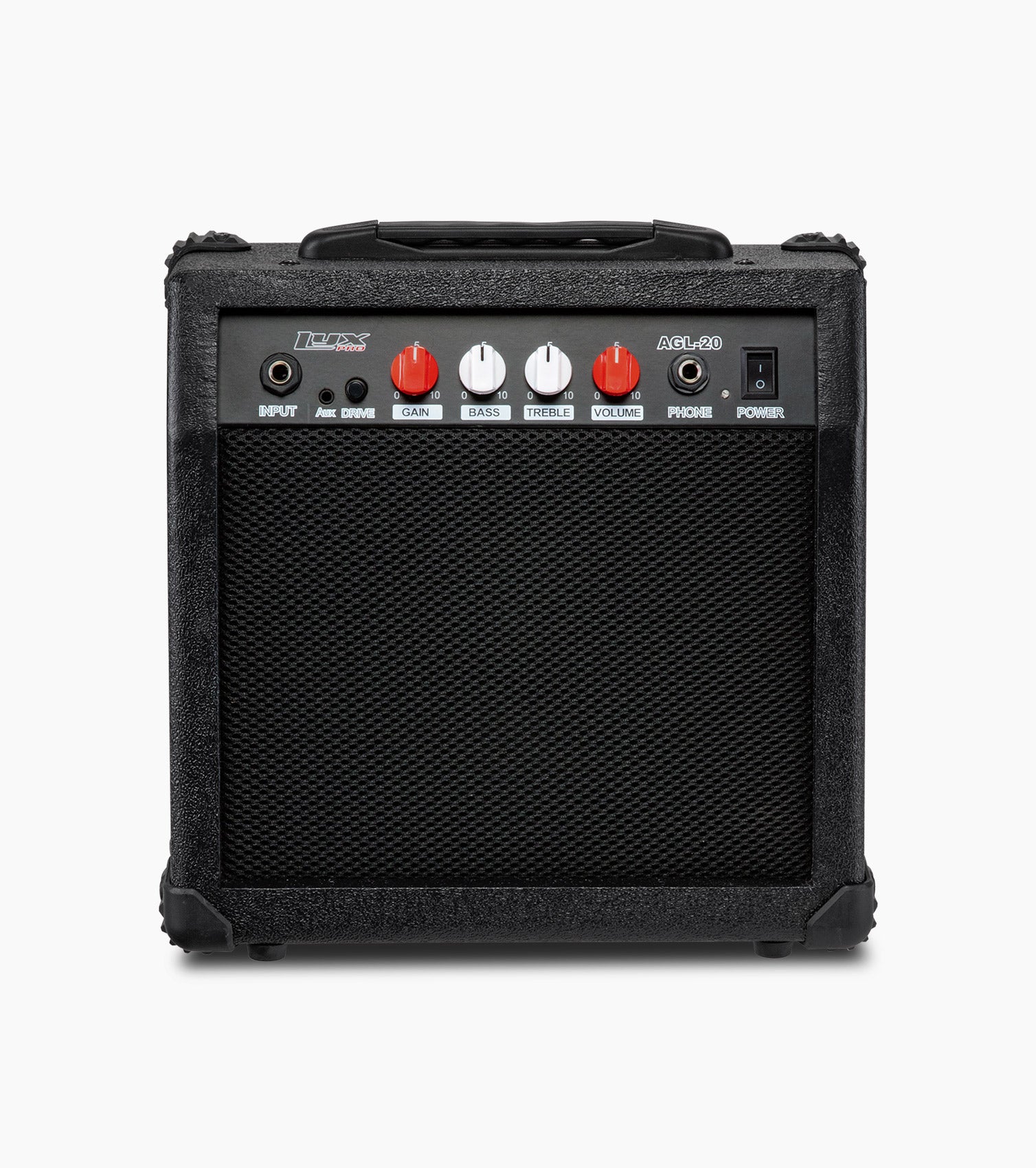 Ampli de guitare électrique LyxPro Amplificateur de 20 watts Haut-parleur  intégré Prise casque et entrée auxiliaire Comprend un gain de volume des  aigus des basses et de la mouture - Noir 